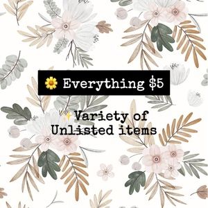 $5 start unlisted items